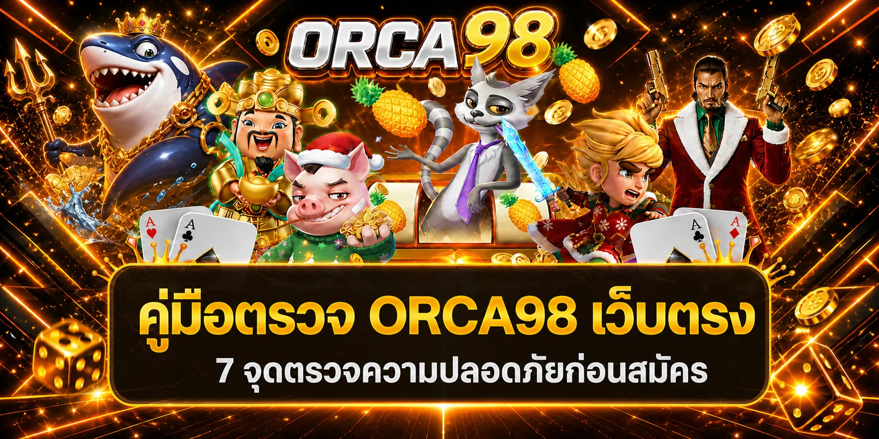 ORCA98 เว็บตรง | 7 จุดตรวจความปลอดภัยก่อนสมัคร