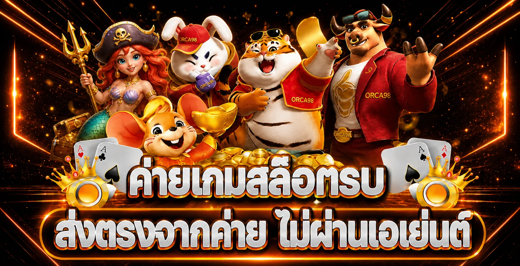 รวมค่ายเกม ORCA98 สล็อตและคาสิโน
